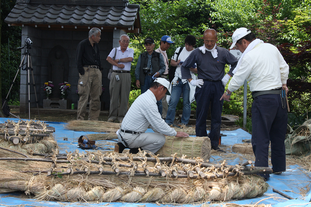 安行原の蛇づくり